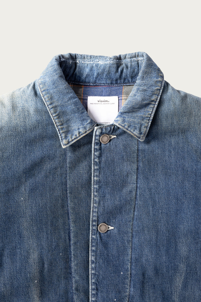 Visvim - SS Coverall Down DMGD - Indigo - Canoe Club