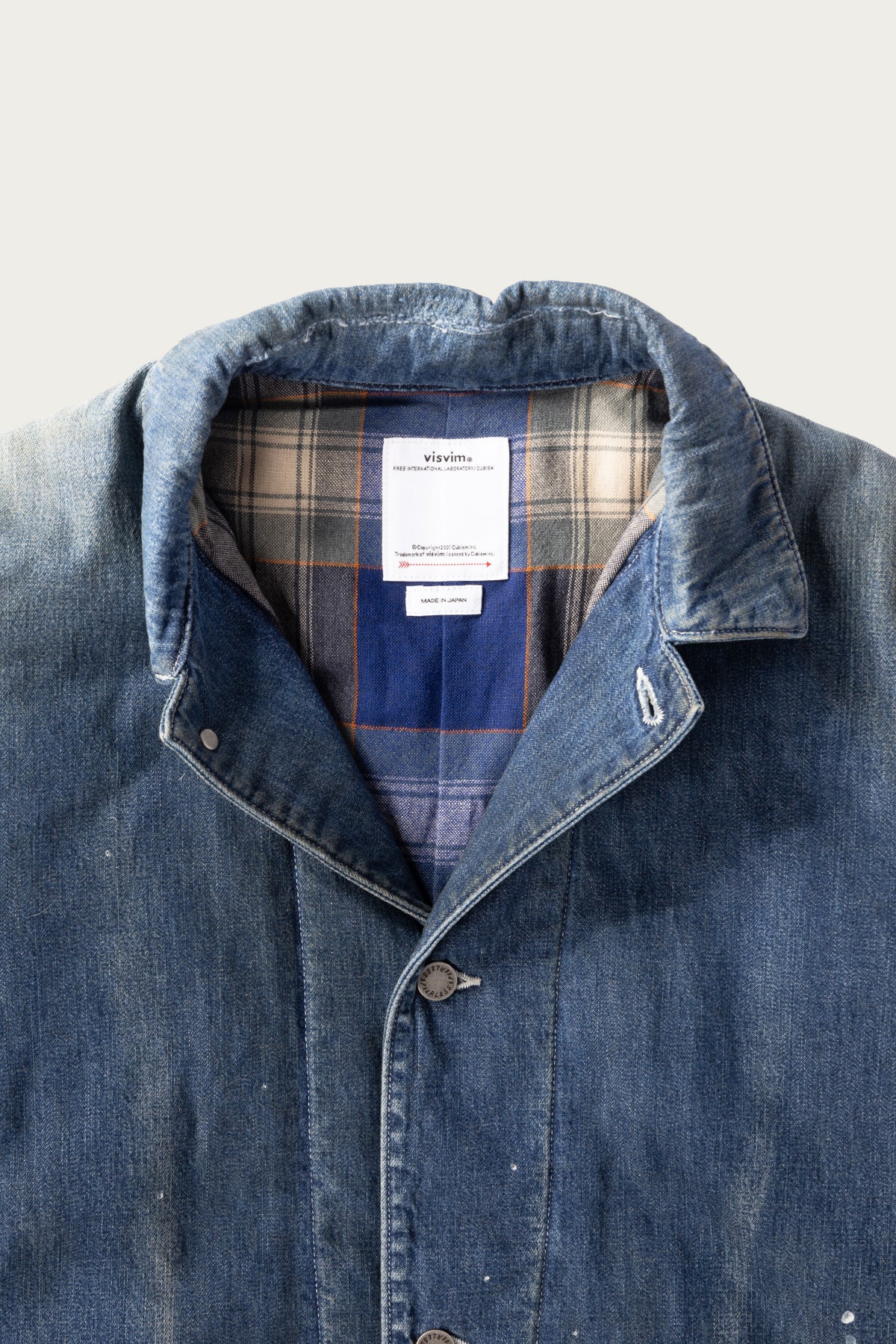 Visvim SS Coverall Down DMGD | Indigo | Canoe Club