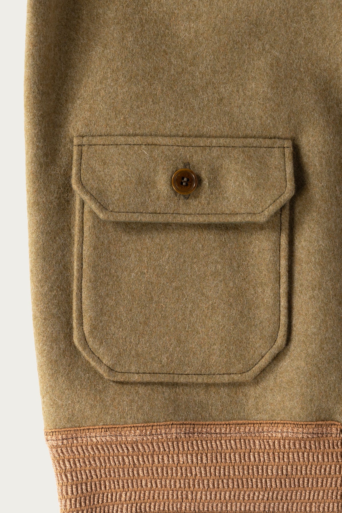Warehouse & Co. - A-1 Style Wool Jacket - OD Green - Canoe Club