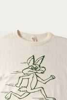 Warehouse & Co. - Coyote Baseball Tee L/S - Cream/Light Green - Canoe Club