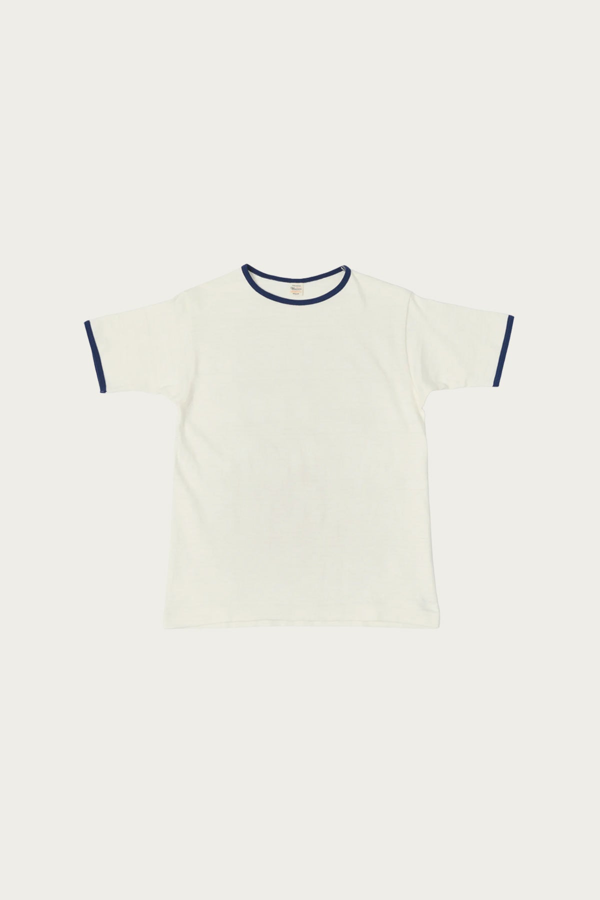 Warehouse & Co. - 4059 Ringer T-Shirt - Cream/Navy - Canoe Club
