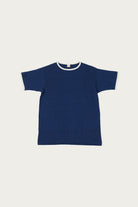 Warehouse & Co. - 4059 Ringer T-Shirt - Navy/Cream - Canoe Club