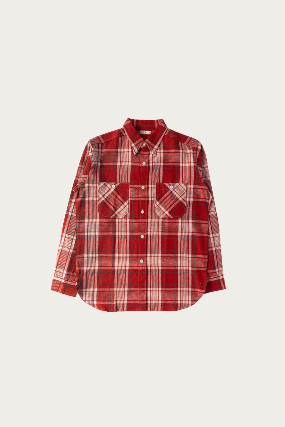 Warehouse & Co. - Longsleeve Check Workshirt - Red - Canoe Club
