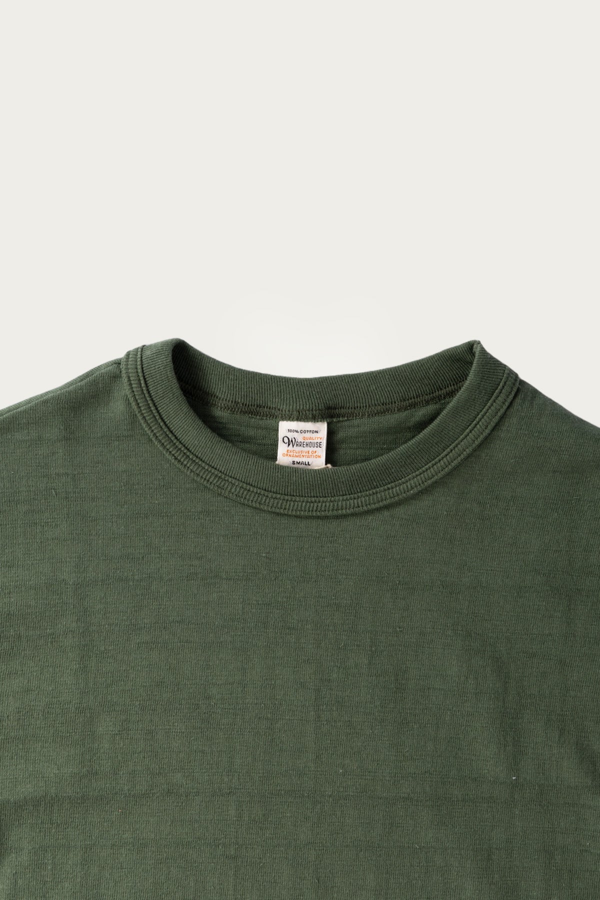 Warehouse & Co. - Plain Tee - Green - Canoe Club
