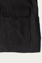 William Frederick - Airport Jacket - Black Butcher Linen - Canoe Club
