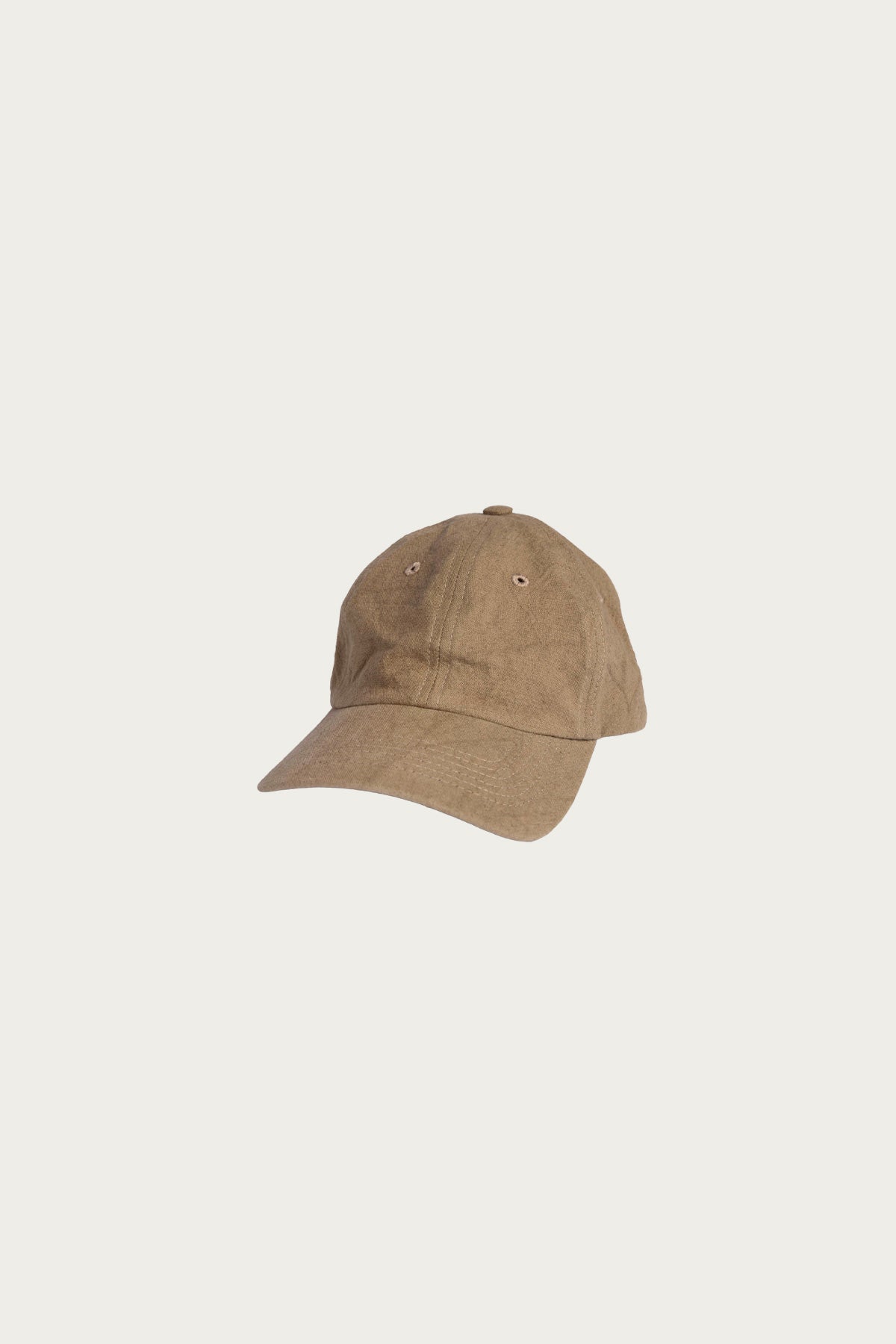 William Frederick - Ball Cap - Coffee Dyed Cotton Linen Ramie Canvas - Canoe Club