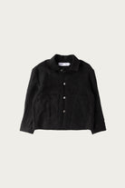 William Frederick - Cafe Jacket - Black Butcher Linen - Canoe Club