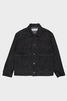 William Frederick - Cafe Jacket - Black Japanese Denim - Canoe Club