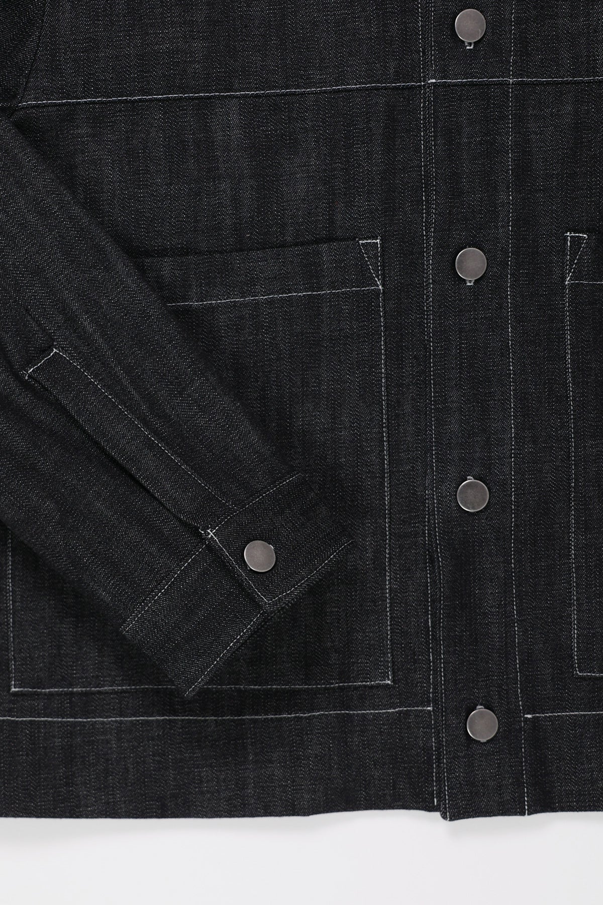 William Frederick - Cafe Jacket - Black Japanese Denim - Canoe Club