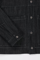 William Frederick - Cafe Jacket - Black Japanese Denim - Canoe Club