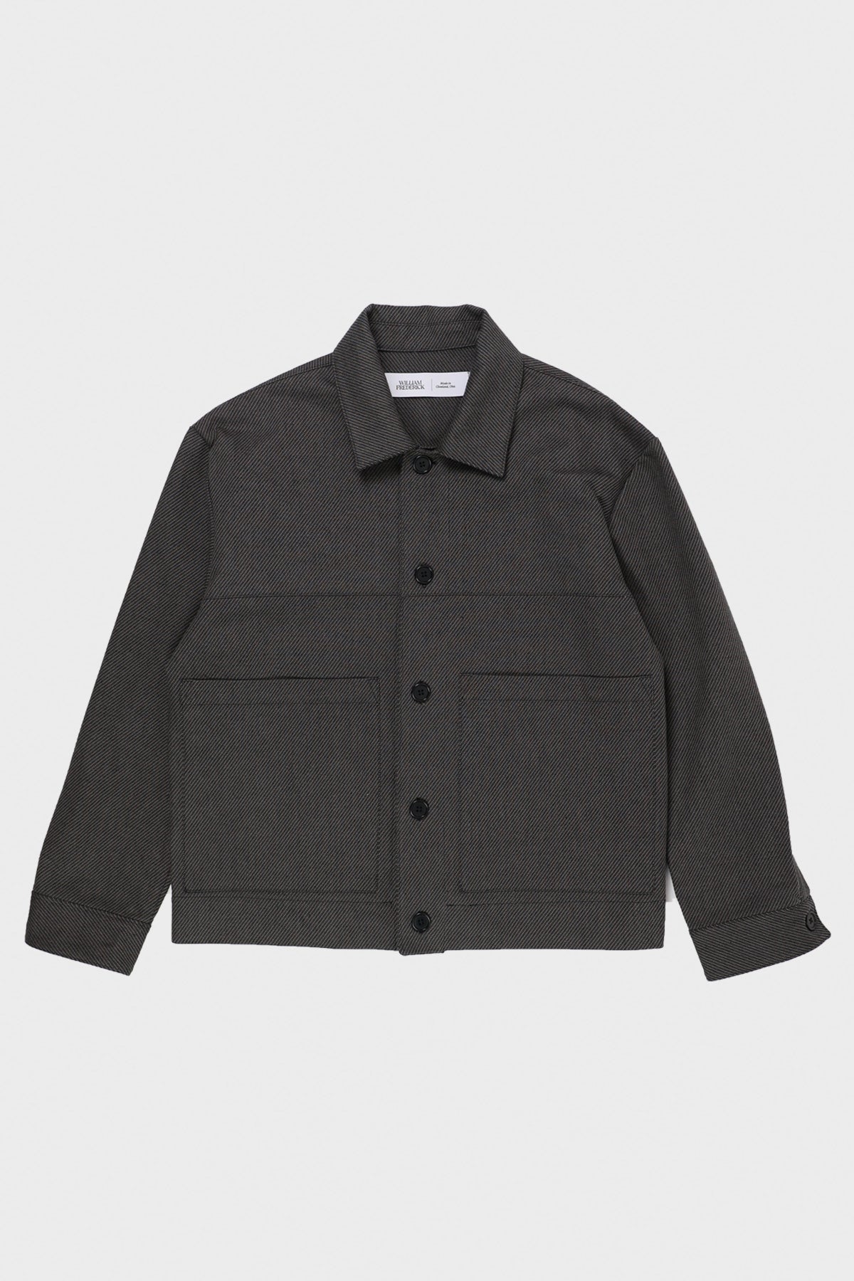 William Frederick - Cafe Jacket - Black/Tan Twill - Canoe Club