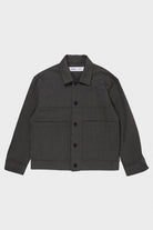 William Frederick - Cafe Jacket - Black/Tan Twill - Canoe Club