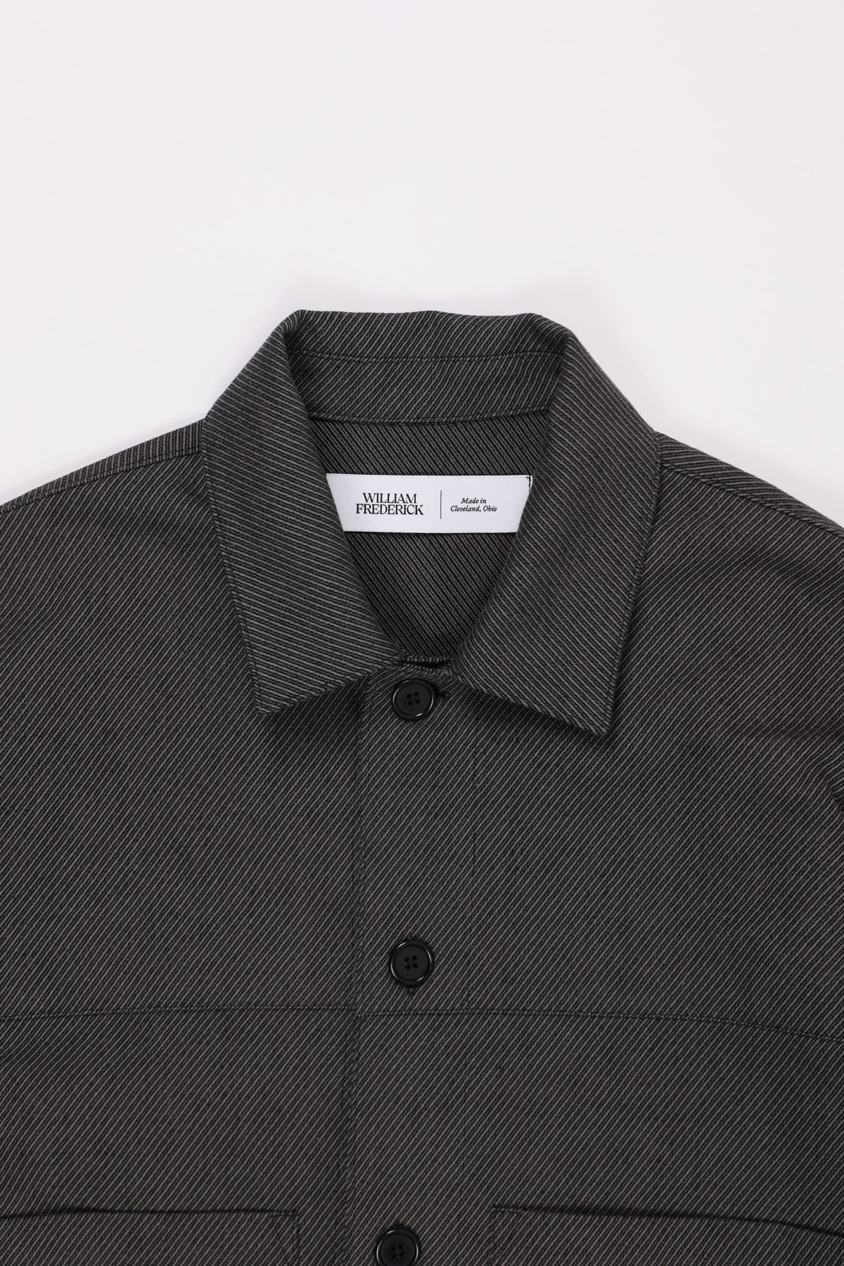 William Frederick - Cafe Jacket - Black/Tan Twill - Canoe Club