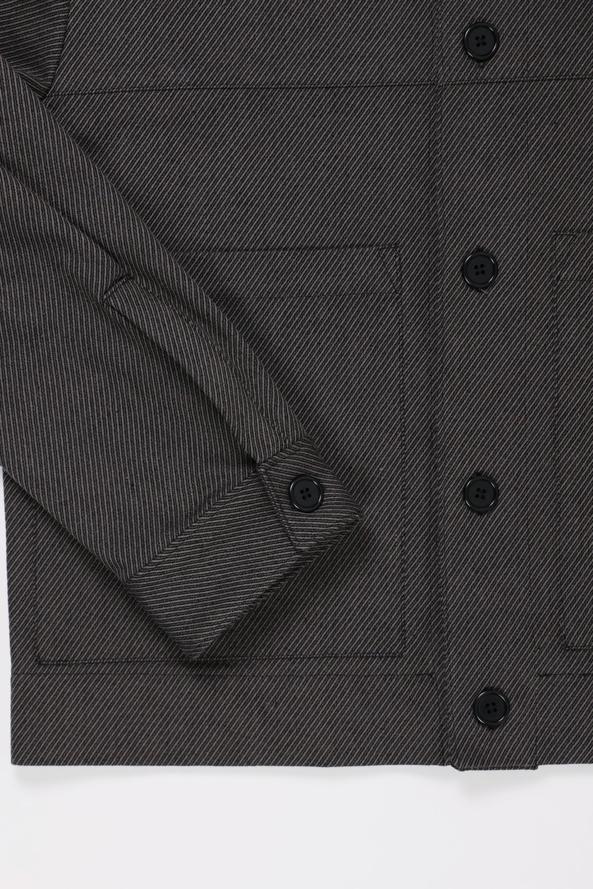 William Frederick - Cafe Jacket - Black/Tan Twill - Canoe Club