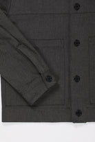William Frederick - Cafe Jacket - Black/Tan Twill - Canoe Club