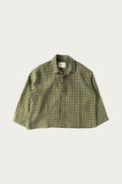 William Frederick - Cafe Shirt - Grass Plaid Irish Linen - Canoe Club