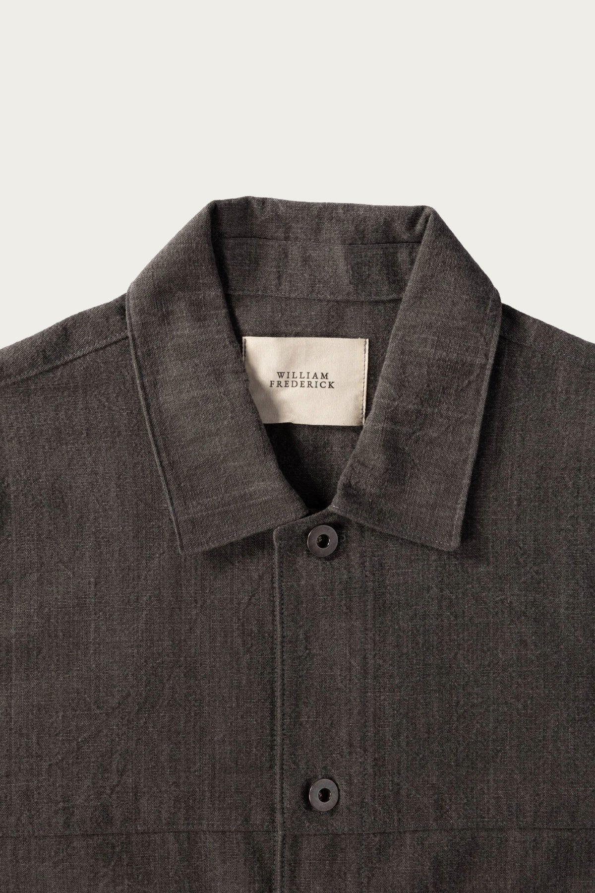 William Frederick - Café Jacket - Sumi Ink Dyed Slub Cotton - Canoe Club