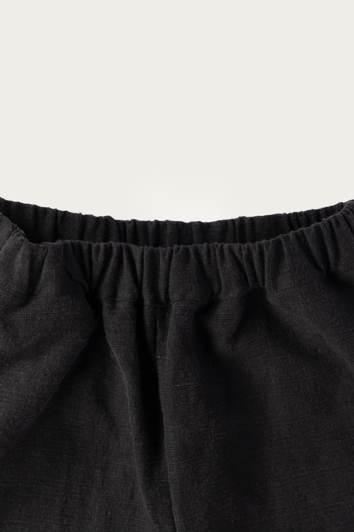 William Frederick - Cafe Pants - Black Butcher Linen - Canoe Club