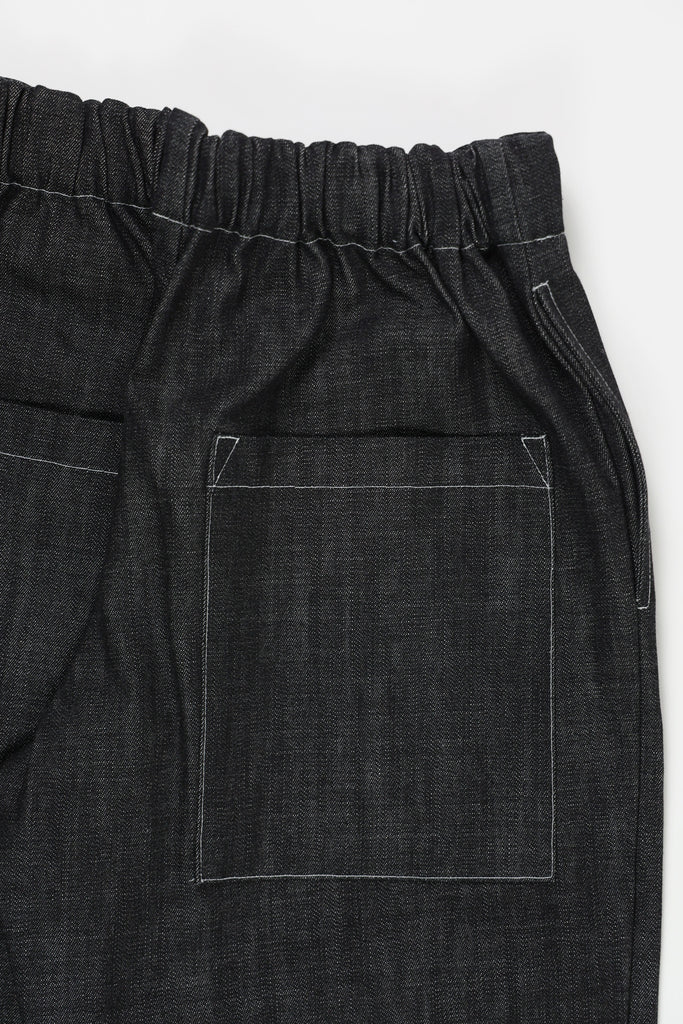 William Frederick - Cafe Pant - Black Japanese Denim - Canoe Club