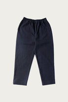 William Frederick - Café Pant - Navy Vintage Washed Cotton Linen Canvas - Canoe Club