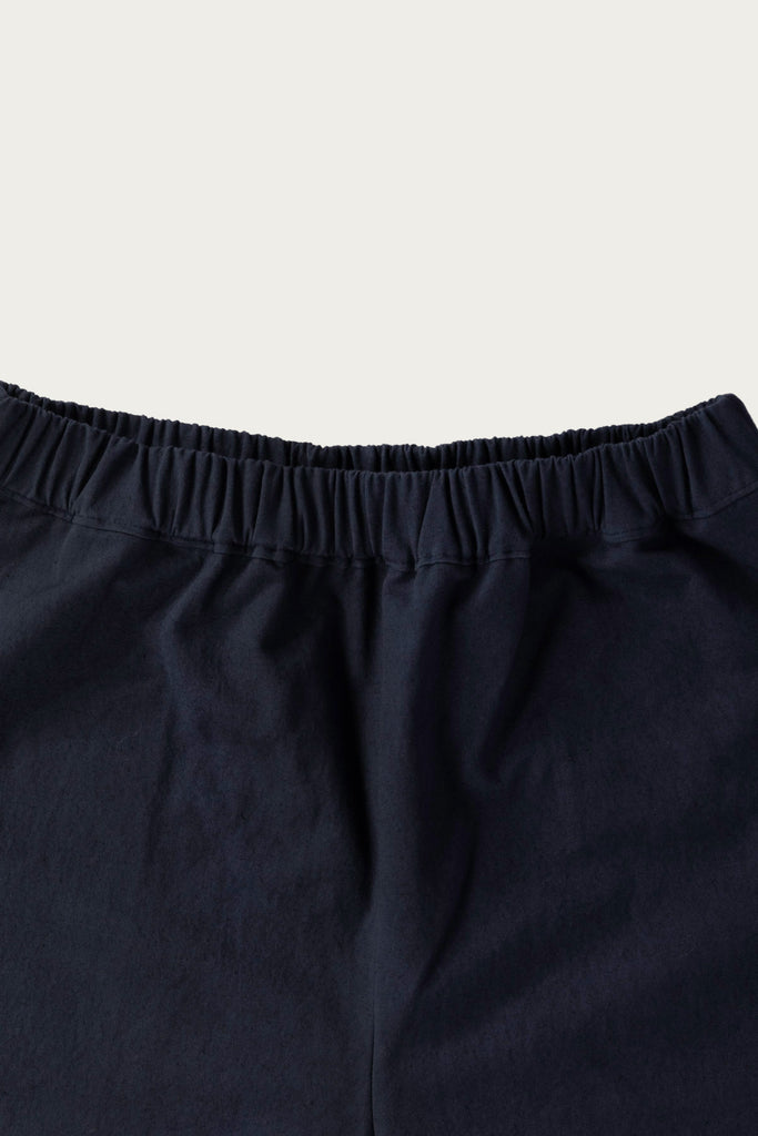 William Frederick - Café Pant - Navy Vintage Washed Cotton Linen Canvas - Canoe Club