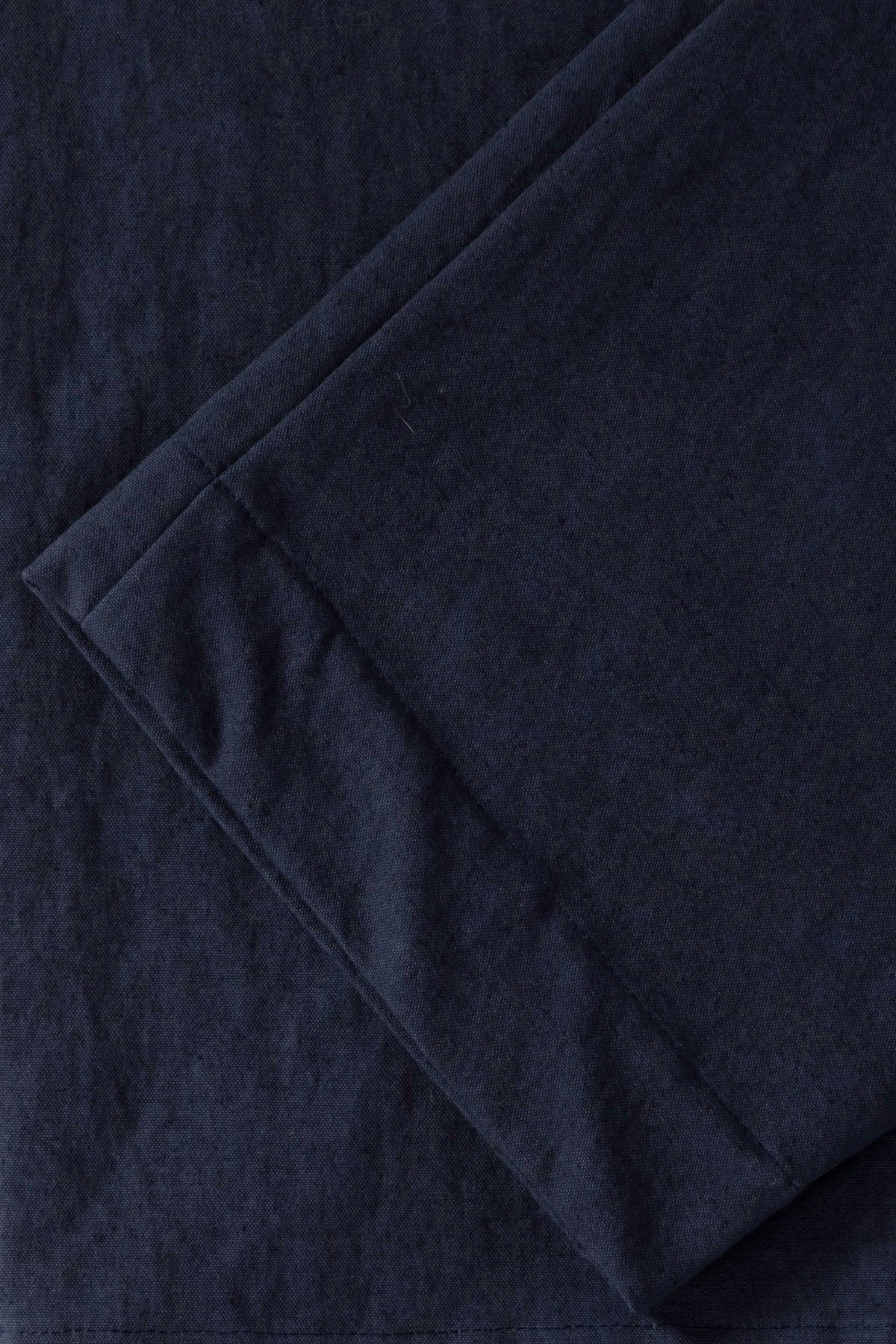 William Frederick - Café Pant - Navy Vintage Washed Cotton Linen Canvas - Canoe Club