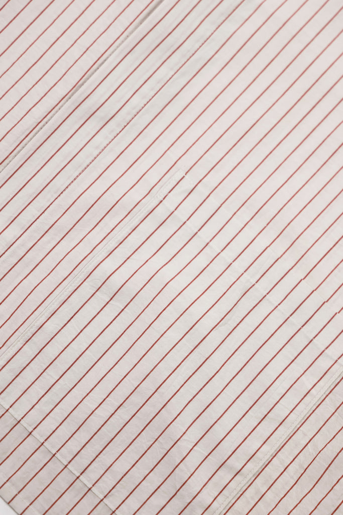 William Frederick - Cafe Shirt - Tomato Stripe - Canoe Club