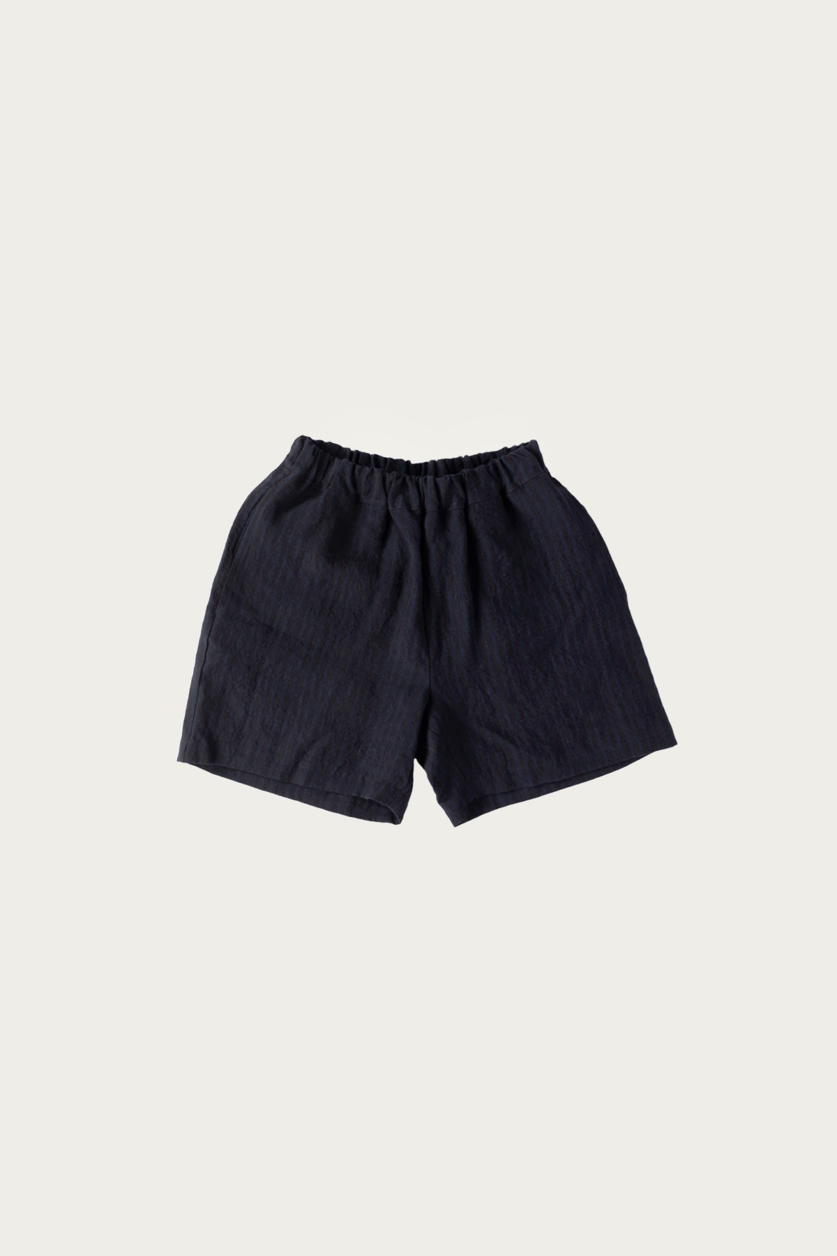 William Frederick - Garden Short - Navy Striped Irish Linen - Canoe Club