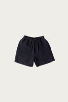 William Frederick - Garden Short - Navy Striped Irish Linen - Canoe Club