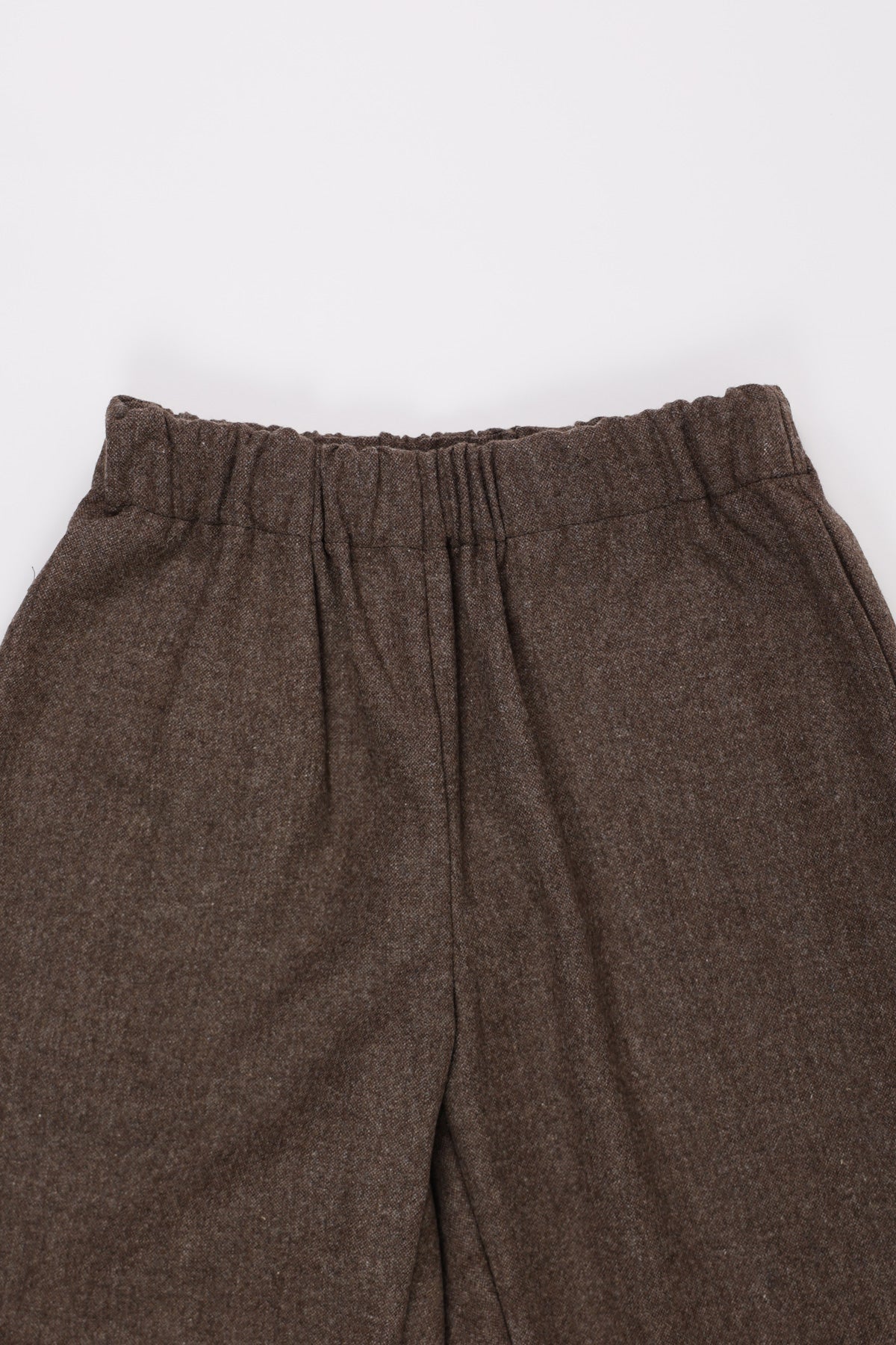William Frederick - Office Pant - Italian Brown Wool Flannel - Canoe Club