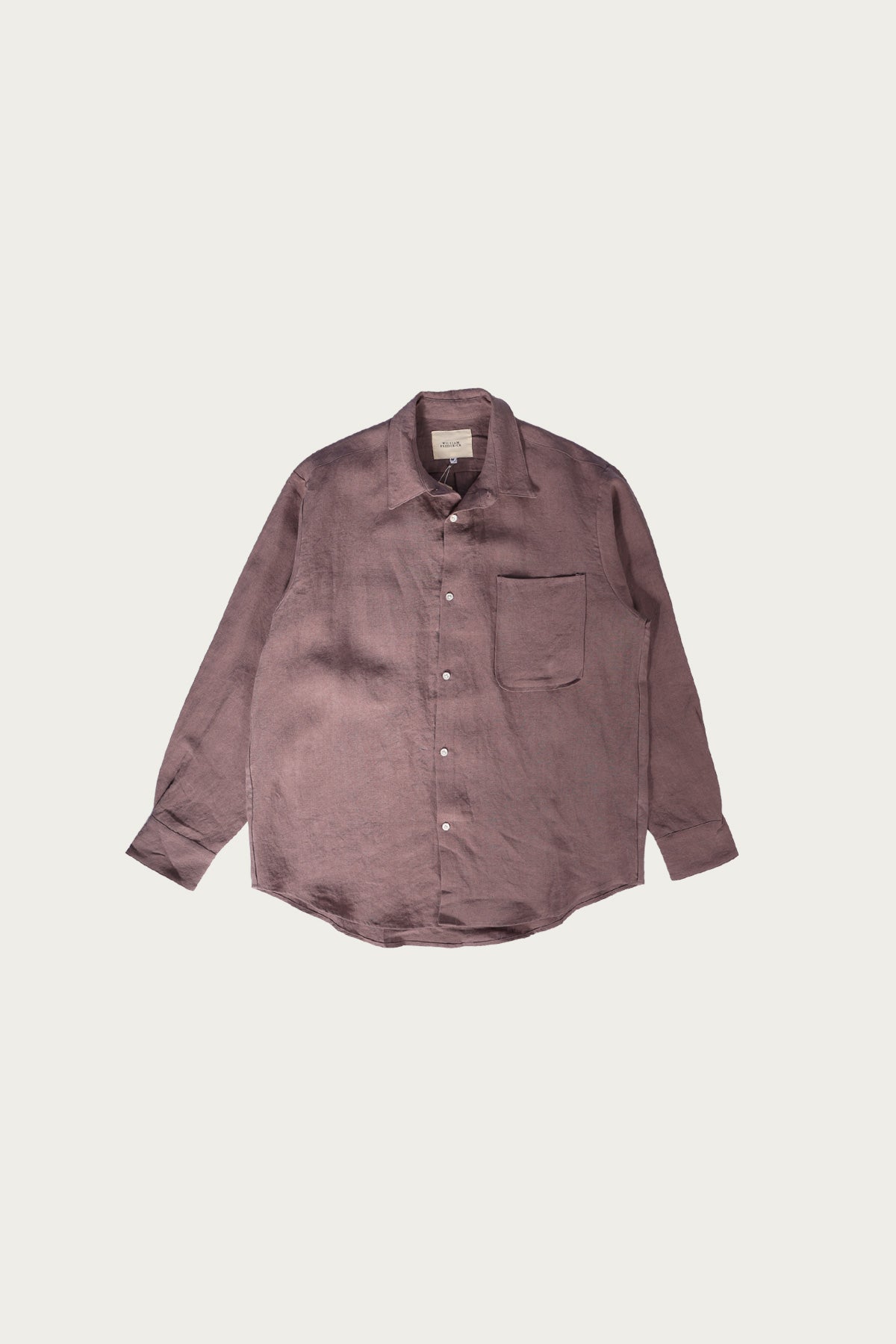 William Frederick - Office Shirt - Mauve Linen - Canoe Club