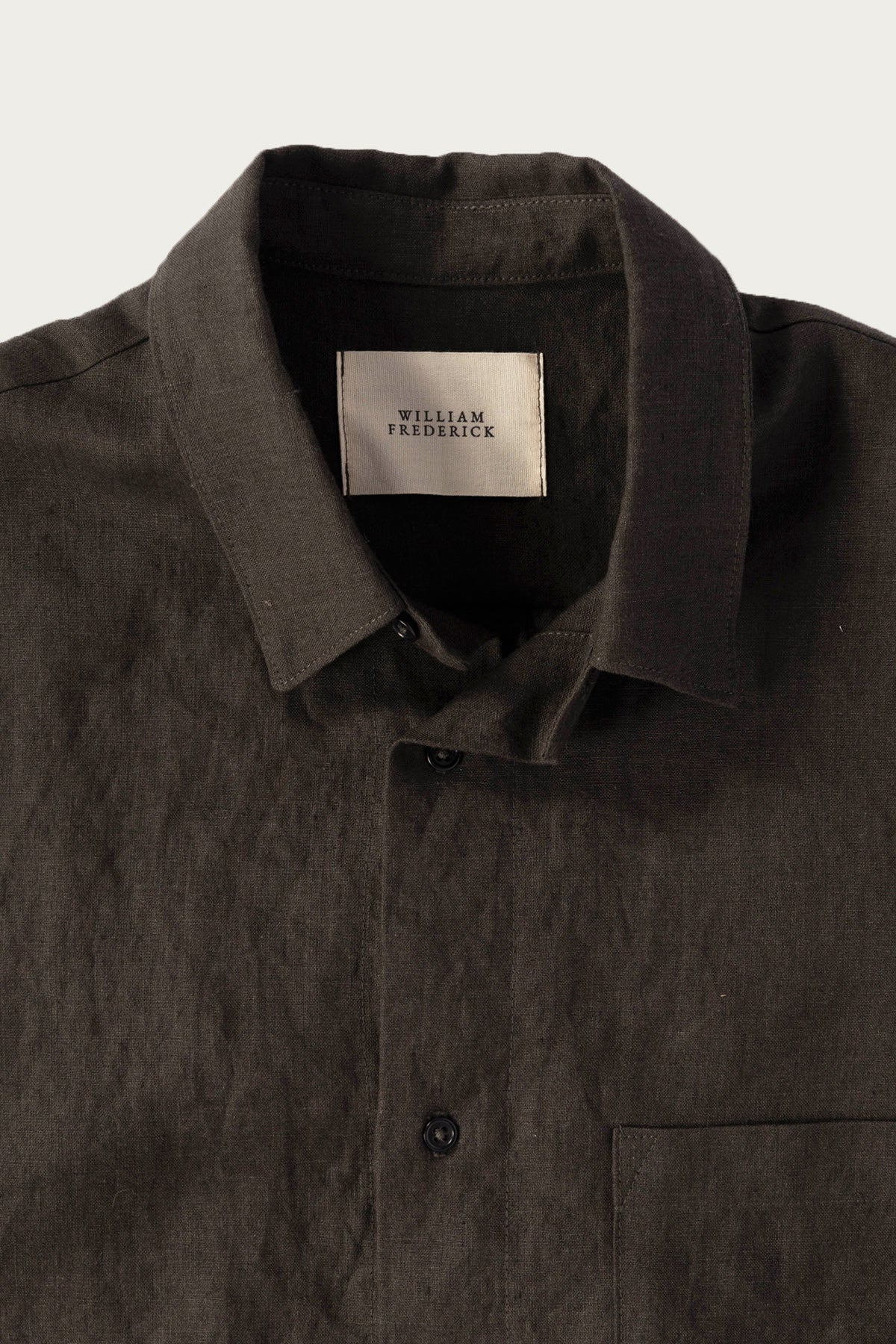 William Frederick - Office Shirt - Stonewashed Arabica Linen - Canoe Club