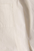 William Frederick - Office Shirt - White Cotton Wool Typewriter Cloth - Canoe Club