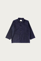 William Frederick - Studio Jacket - Yarn Dyed Ink/Black - Canoe Club