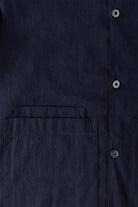 William Frederick - Studio Jacket - Yarn Dyed Ink/Black - Canoe Club