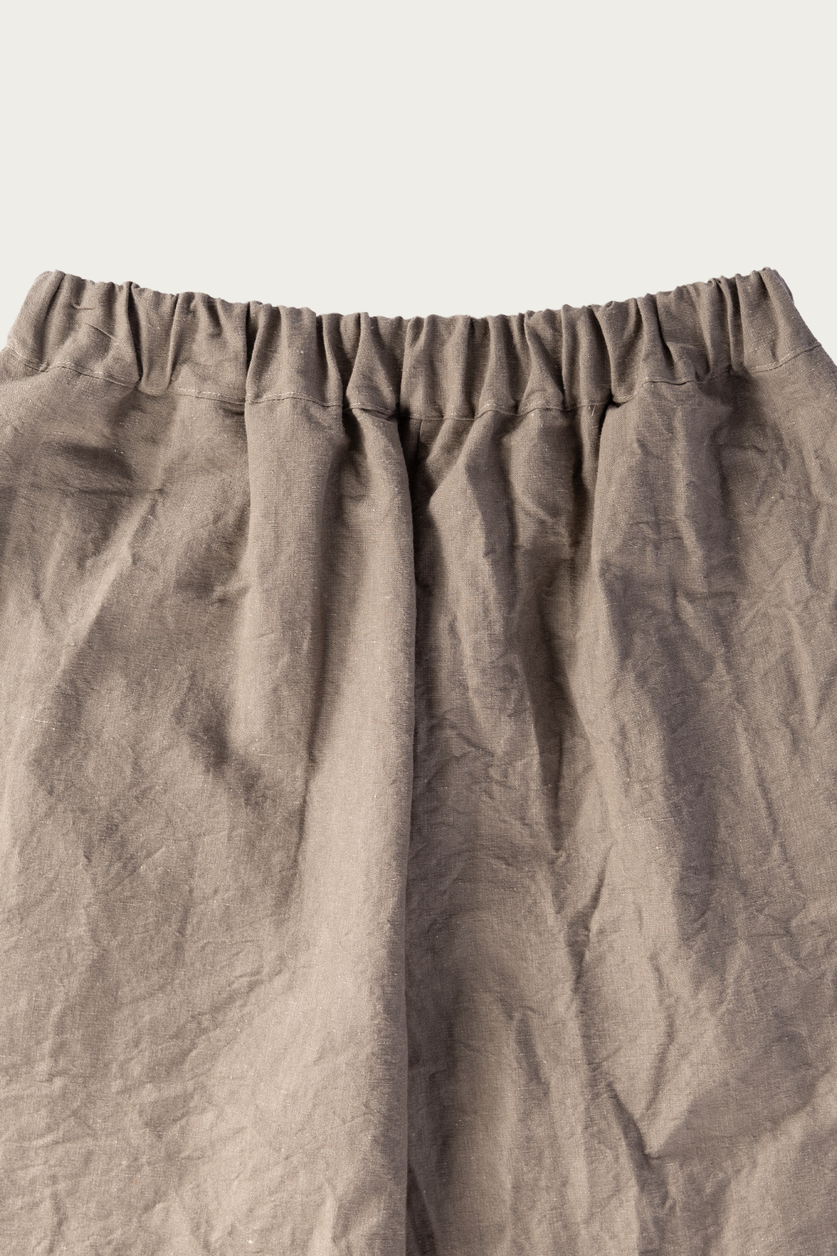 William Frederick - Studio Pant - Grey Beige Cotton Linen Buff Cloth - Canoe Club
