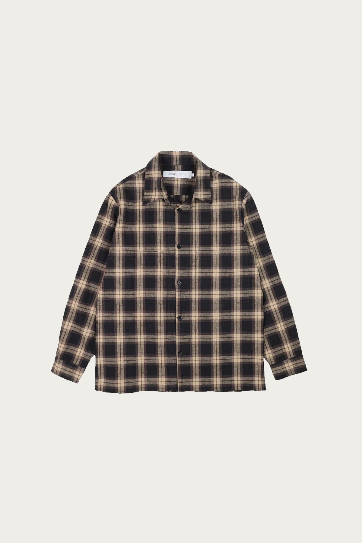 William Frederick - Studio Shirt - Black/Brown Tan Plaid - Canoe Club