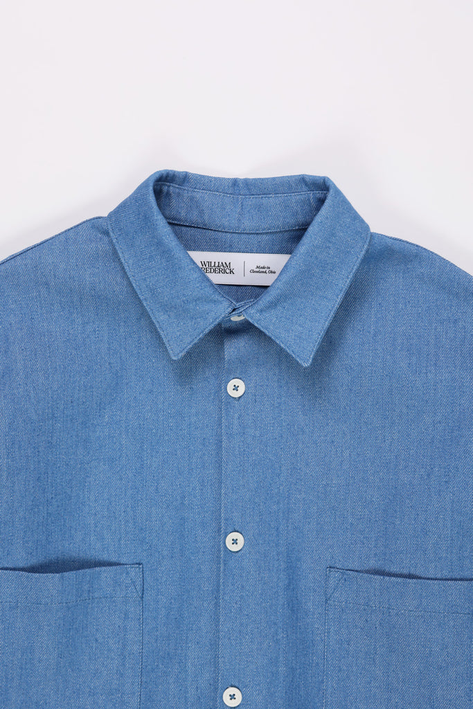 William Frederick - Studio Shirt - Blue Japanese Denim - Canoe Club