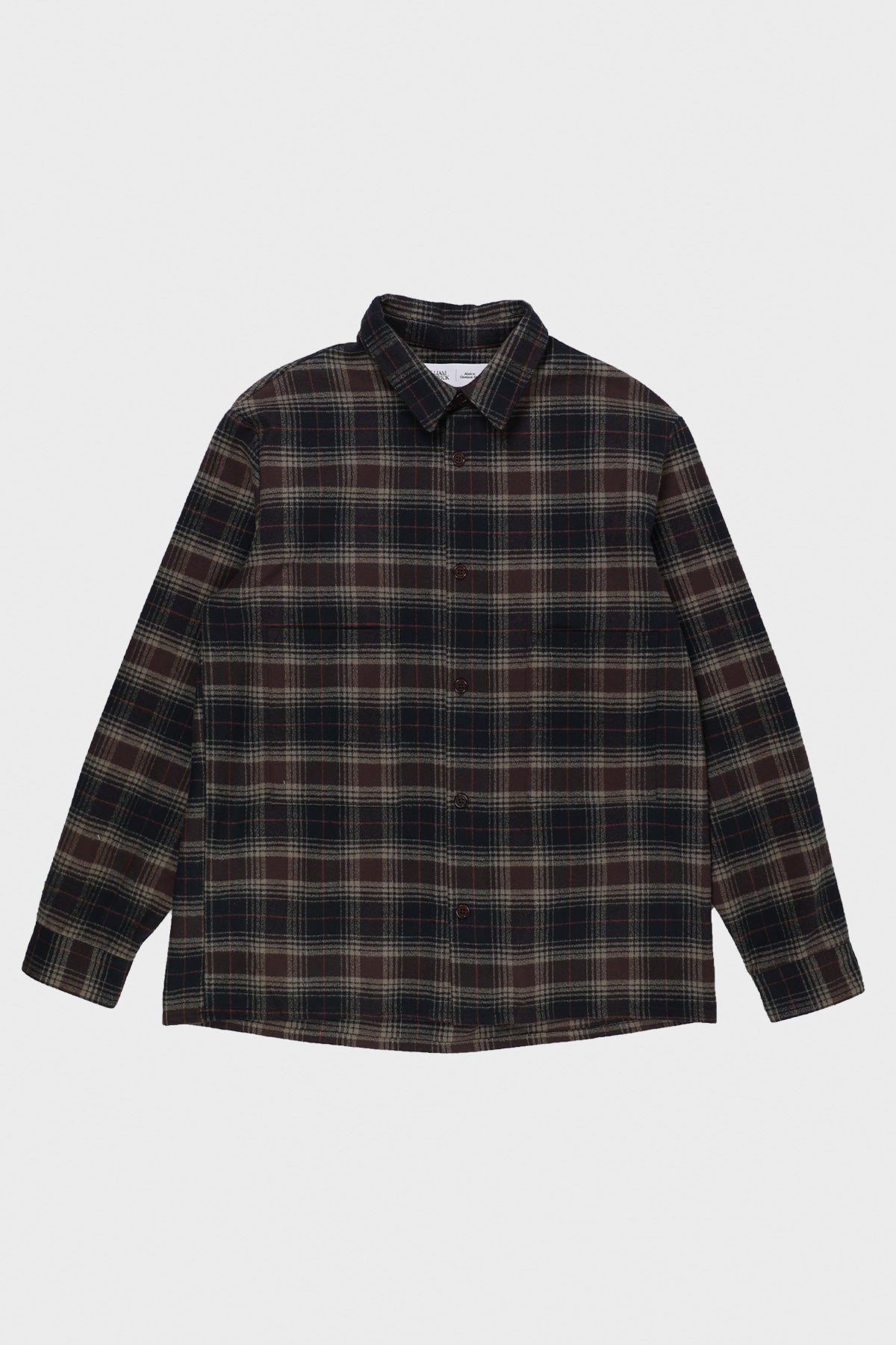 William Frederick - Studio Shirt - Coffee Plaid Flannel - Canoe Club