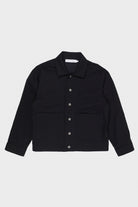 William Frederick - Cafe Jacket - Black Denim - Canoe Club