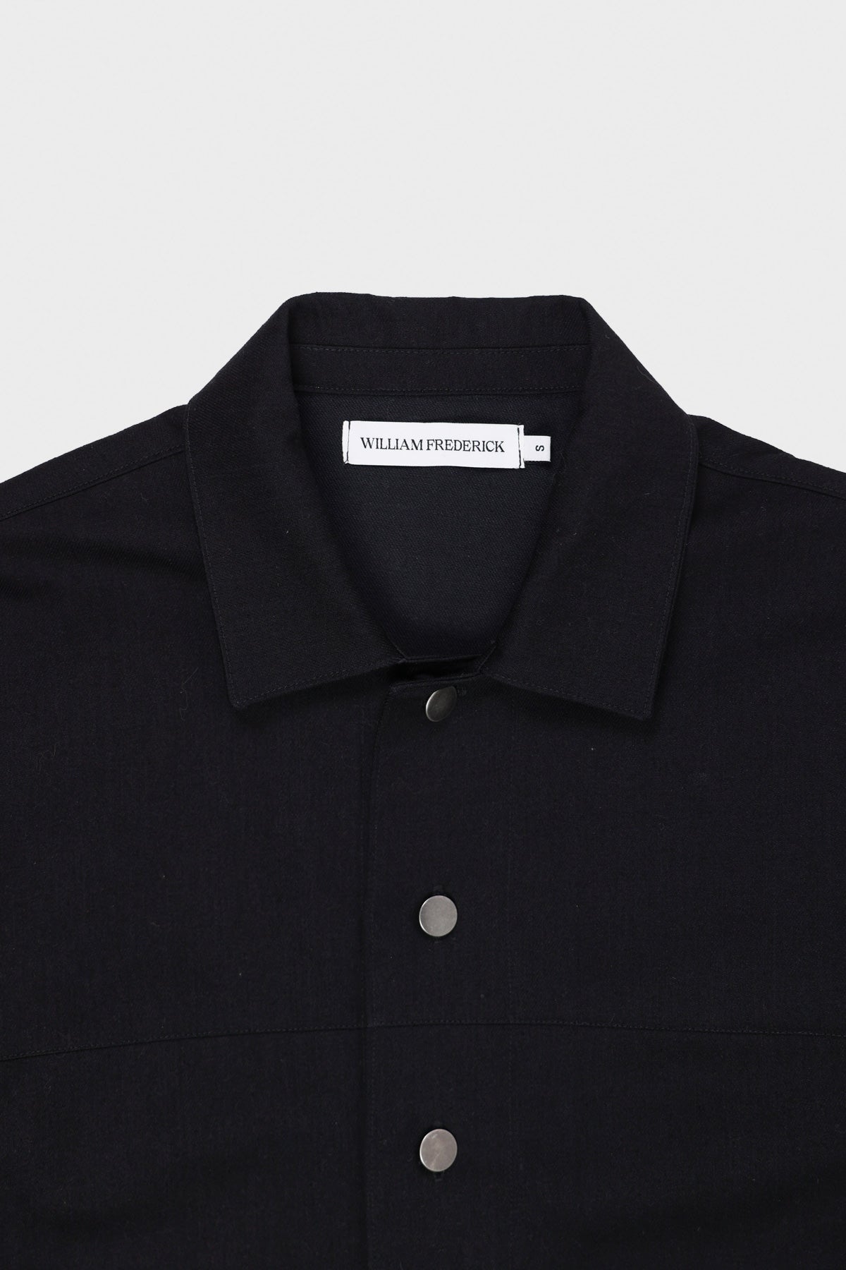 William Frederick - Cafe Jacket - Black Denim - Canoe Club