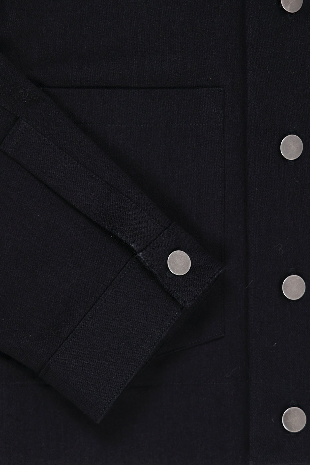 William Frederick - Cafe Jacket - Black Denim - Canoe Club