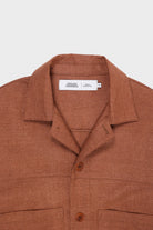 William Frederick - Cafe Jacket - Rust Silk Matka - Canoe Club