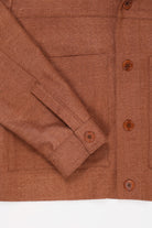 William Frederick - Cafe Jacket - Rust Silk Matka - Canoe Club