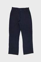 William Frederick - Cafe Pant - Navy Butcher Linen - Canoe Club