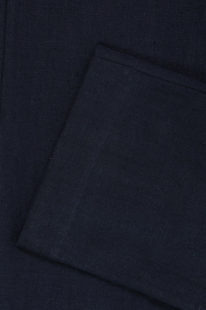 William Frederick - Cafe Pant - Navy Butcher Linen - Canoe Club