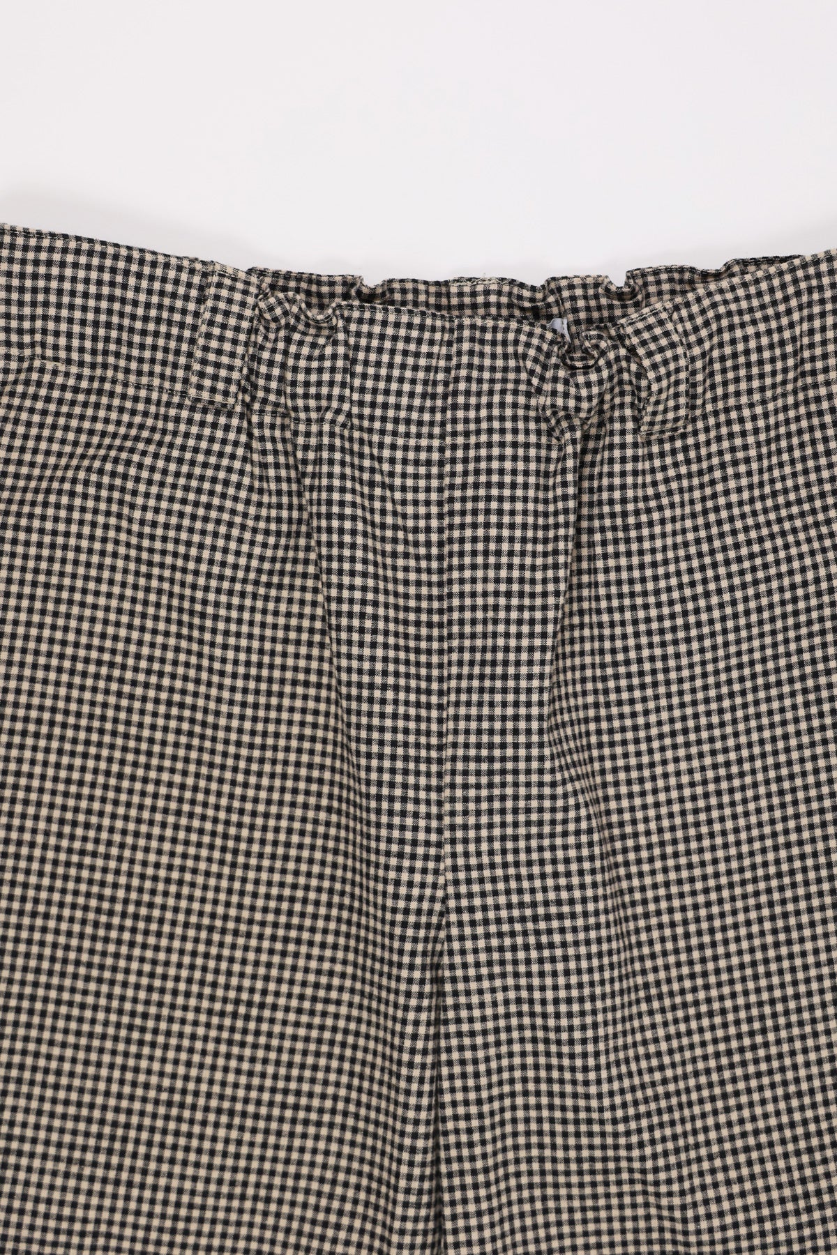 William Frederick - House Pant - Black and Tan Gingham - Canoe Club