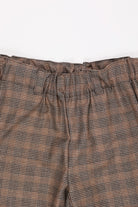 William Frederick - House Pant - Brown and Tan Hounstooth Plaid - Canoe Club