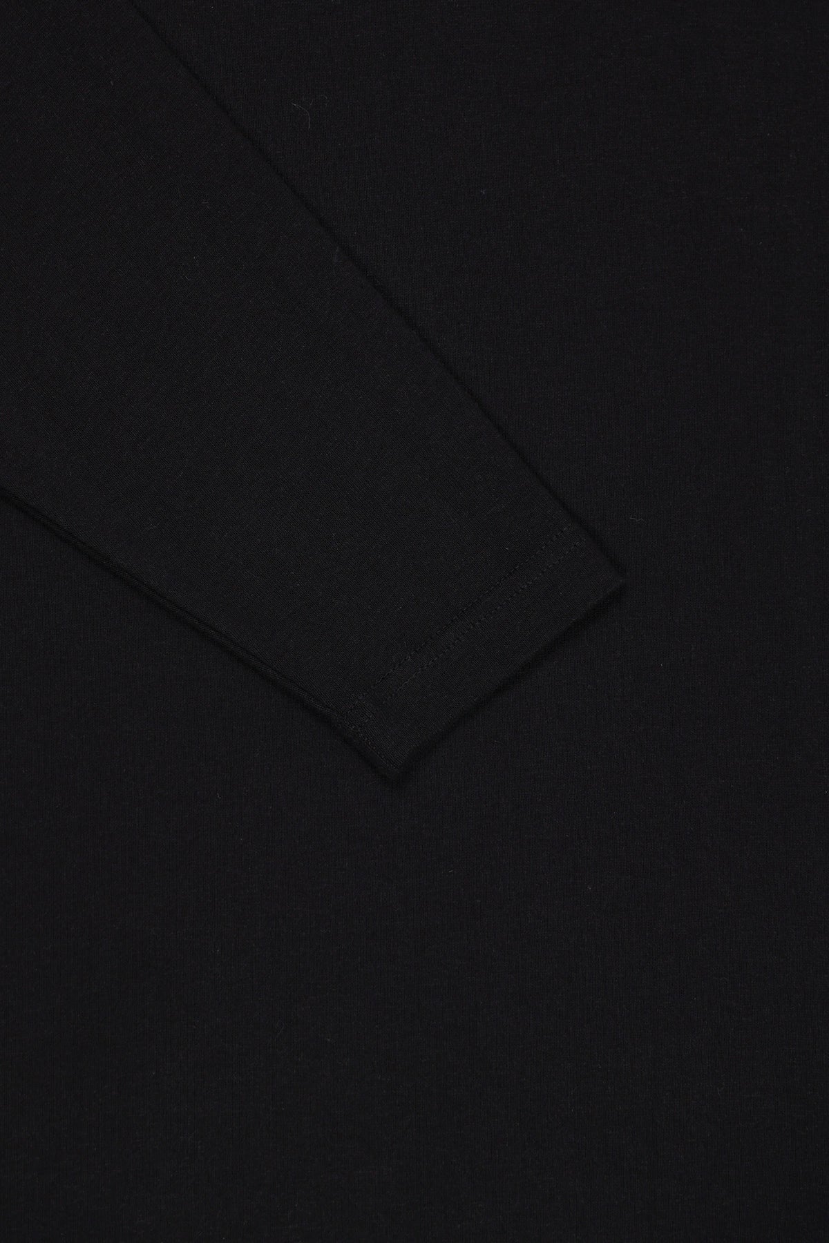 William Frederick - Long Sleeve Tee - Black - Canoe Club