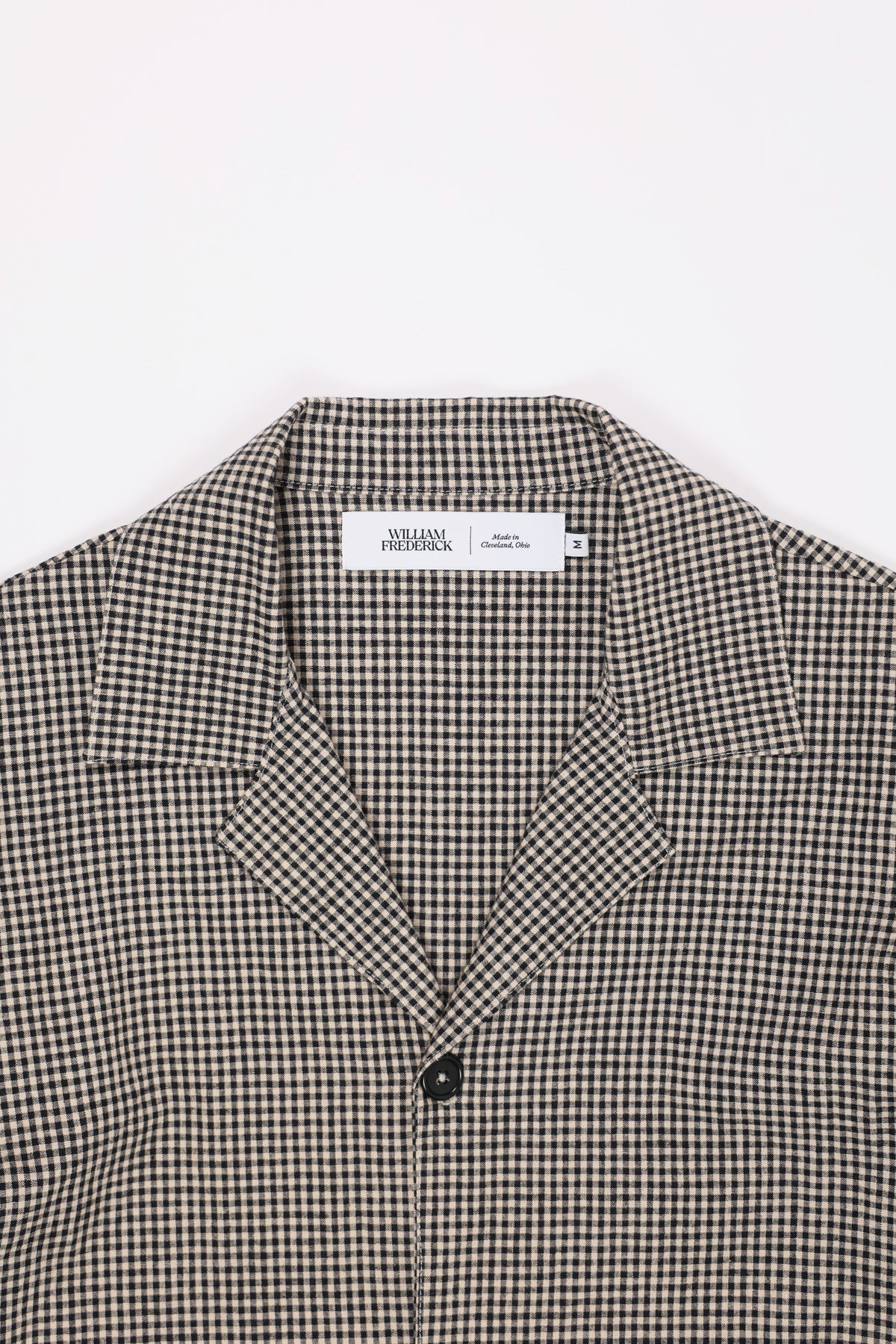 William Frederick - Office Jacket - Black and Tan Gingham - Canoe Club